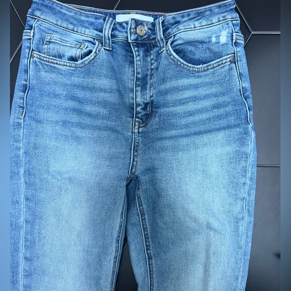 Vervet Distressed High Waist Jeans - Picture 1 of 7